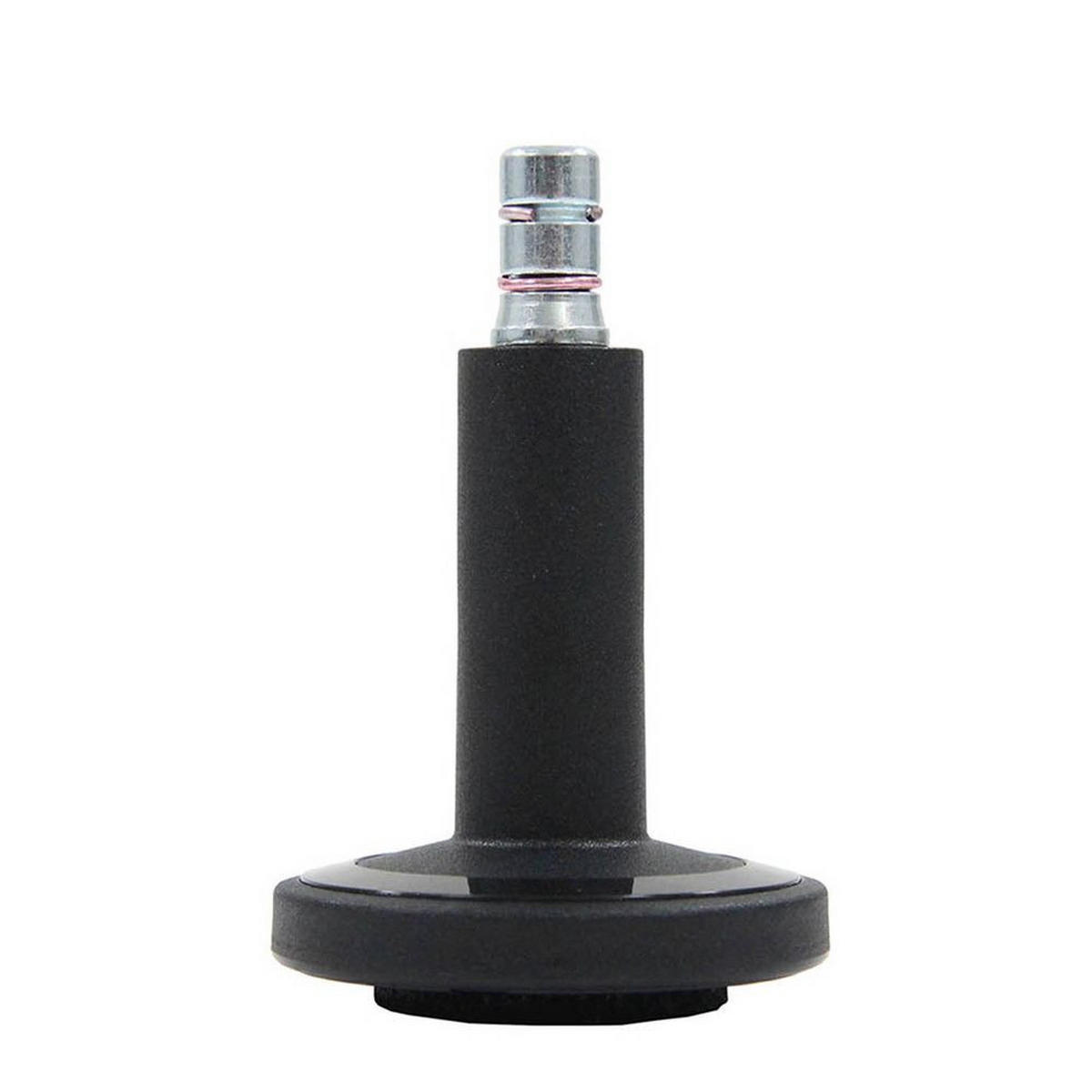 BÜROSTUHLGLEITER - Schwarz, Basics, Kunststoff/Metall (6/7,3/6cm) - MID.YOU