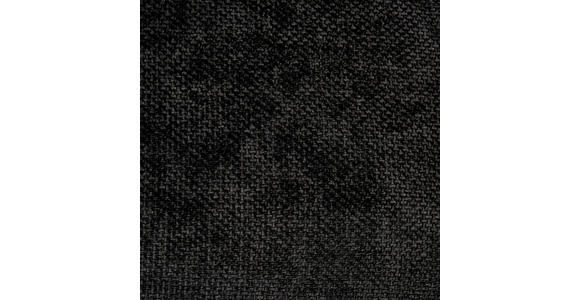 ECKSOFA Schwarz Struktur  - Silberfarben/Schwarz, KONVENTIONELL, Textil/Metall (268/207cm) - Carryhome