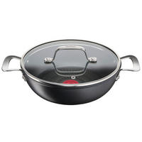 PONEV ZA PRAŽENJE 26 cm  - črna, Basics, kovina/steklo (26cm) - Tefal