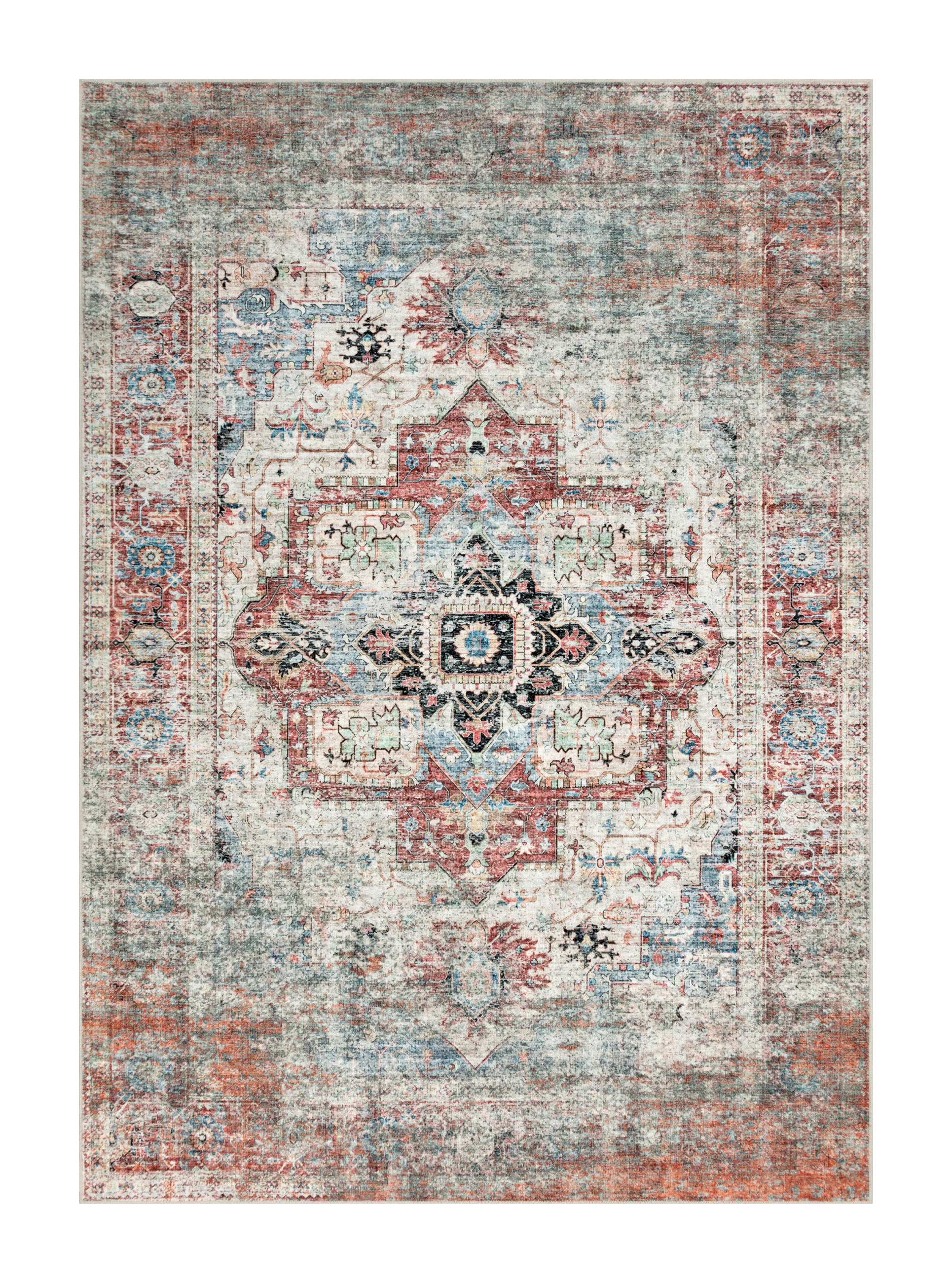 VINTAGE-TEPPICH 120/170 cm  - Rot, Konventionell, Textil (120/170cm) - Novel