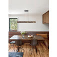 LED-HÄNGELEUCHTE Oxira 110/7/120 cm  - Multicolor/Schwarz, Design, Kunststoff/Metall (110/7/120cm) - Dieter Knoll