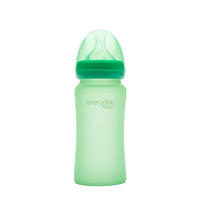 DJEČJA BOCA  240 ml     - tirkizna, Basics, staklo (6,5/21,8/6,7cm) - Everyday Baby