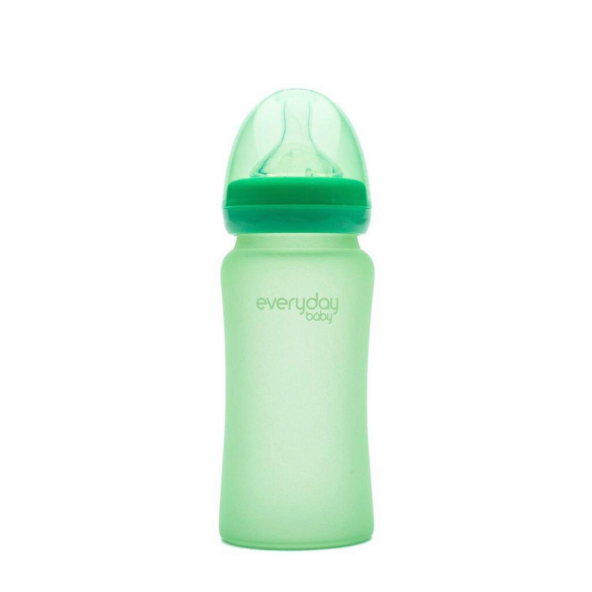 DJEČJA BOCA  240 ml     - tirkizna, Basics, staklo (6,5/21,8/6,7cm) - Everyday Baby