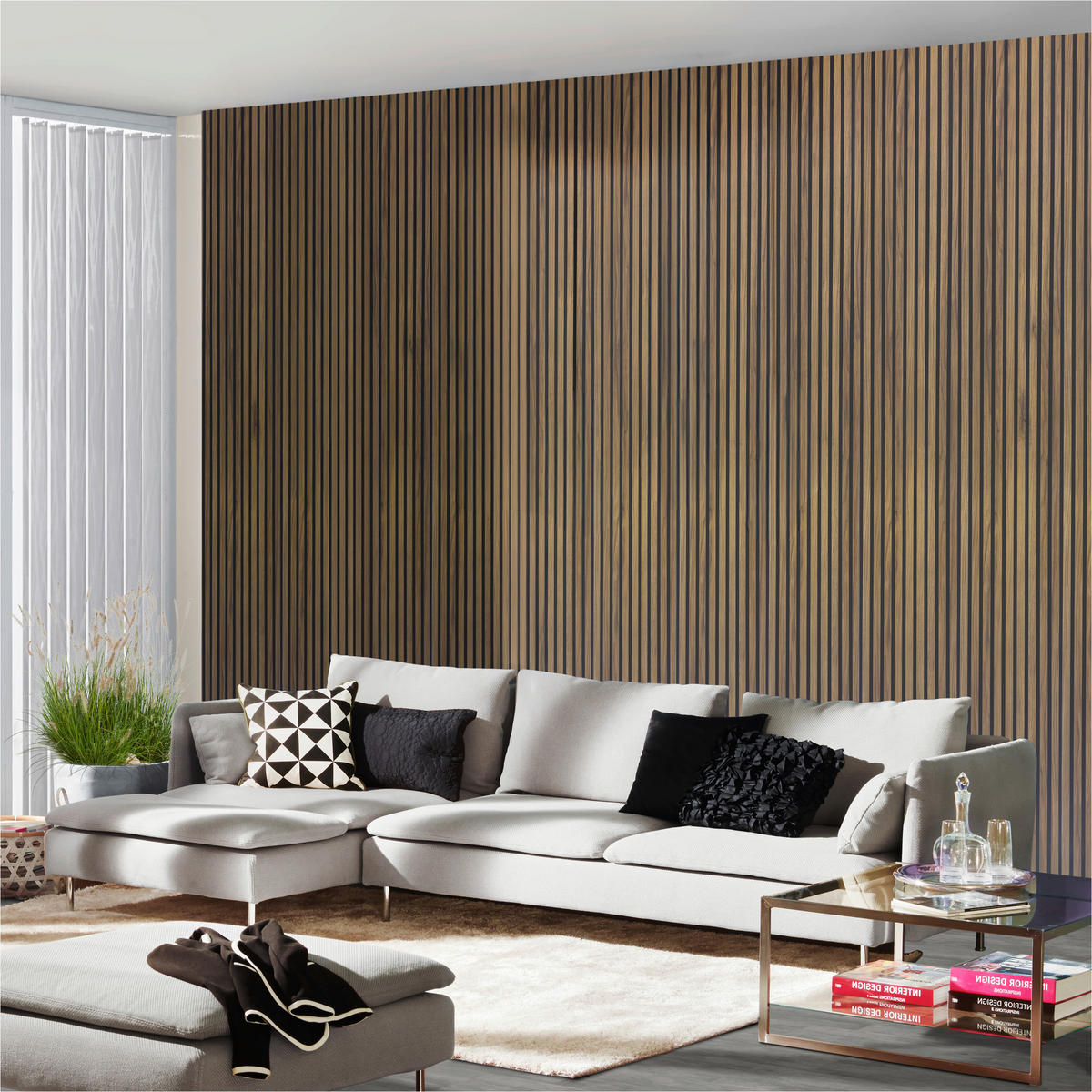 AKUSTIKPANEEL Economico  - Eichefarben, Basics, Holzwerkstoff/Kunststoff (240/38/1,65cm)