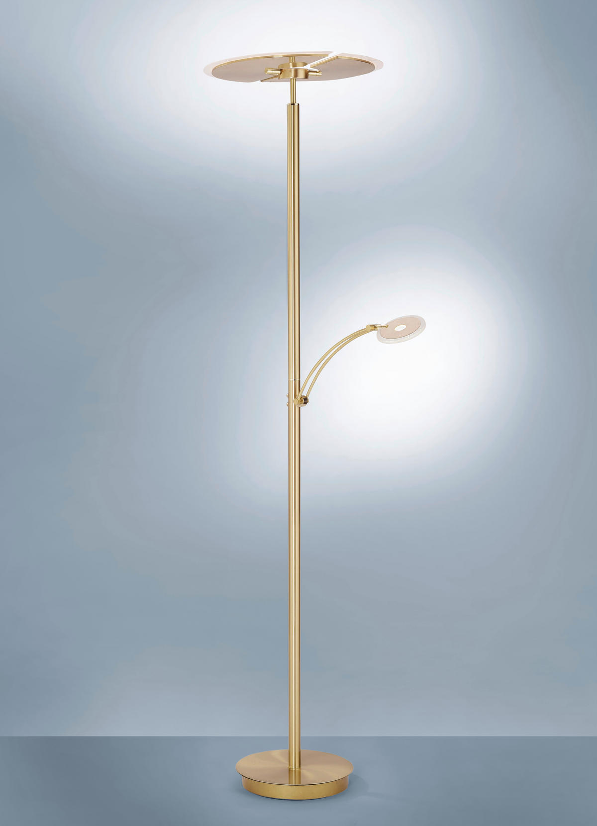 LED-DECKENFLUTER 62/444/200,3 cm    - Messingfarben, Basics, Metall (62/444/200,3cm) - Paul Neuhaus