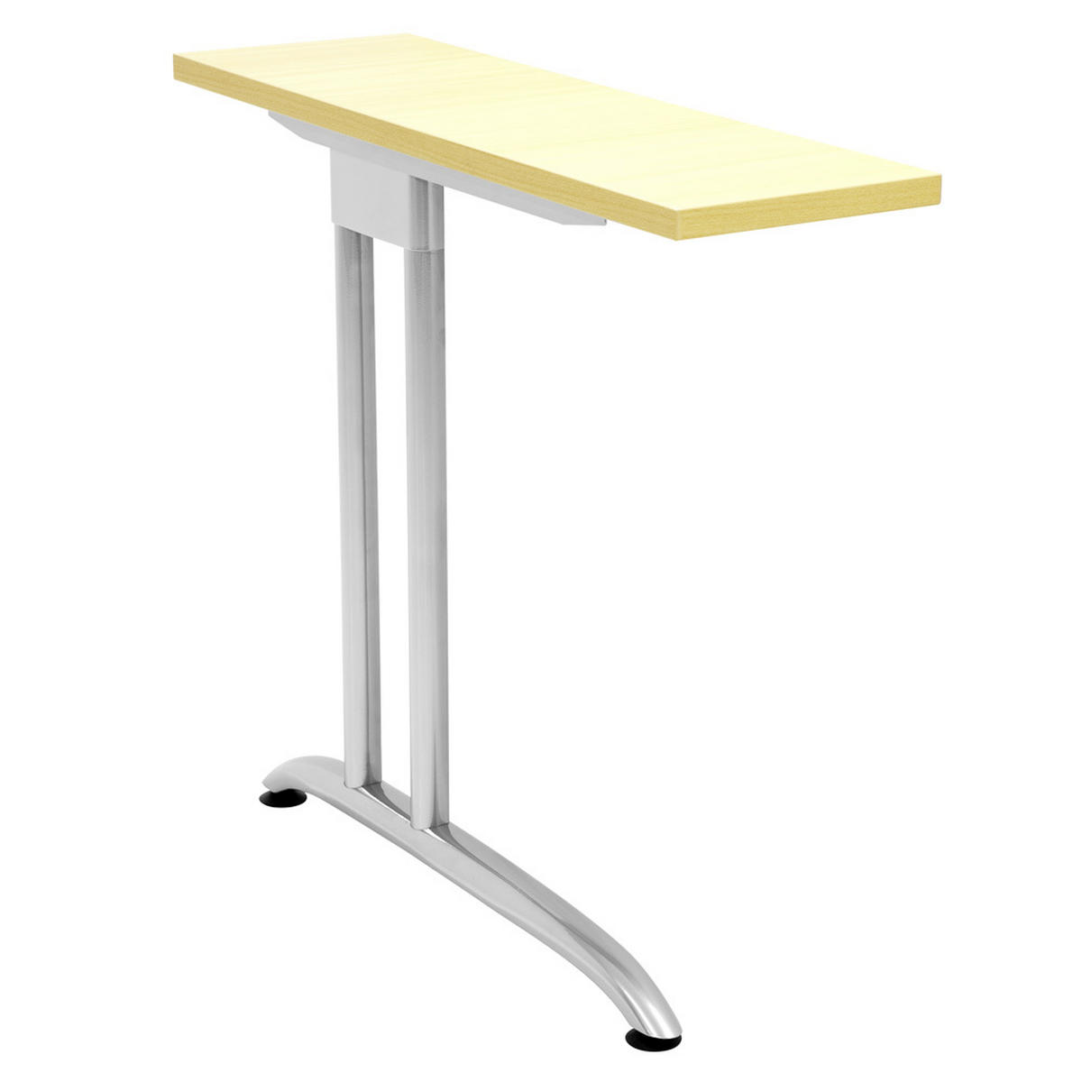 SCHREIBTISCH 160/80/72 cm  in Grau  - Silberfarben/Grau, KONVENTIONELL, Holzwerkstoff/Metall (160/80/72cm) - Venda