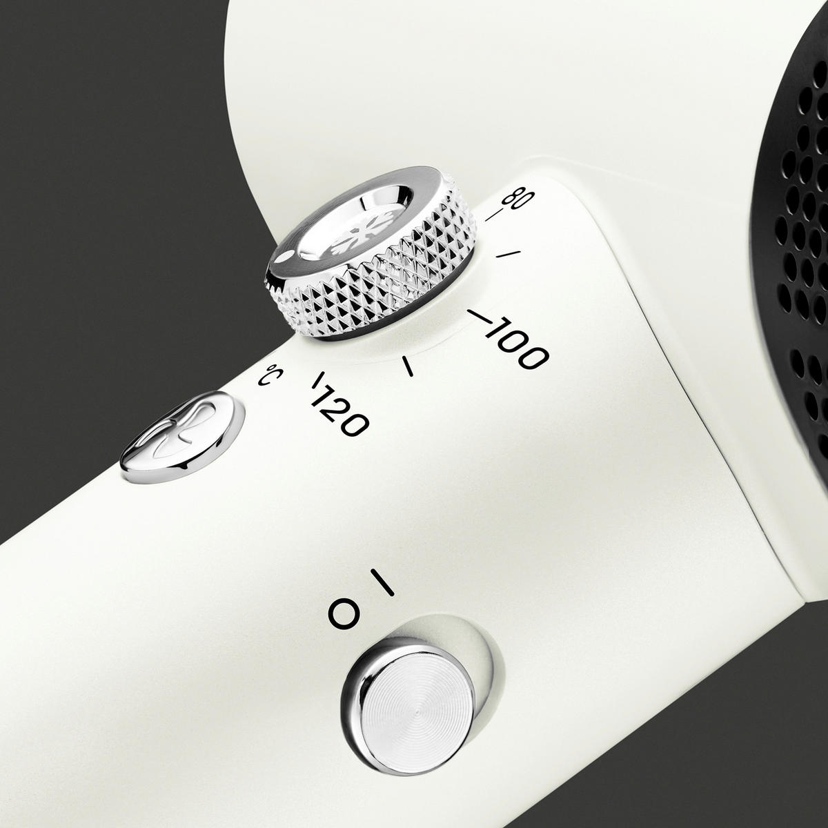 HAARTROCKNER Haartrockner  - Perlmutt/Schwarz, Basics, Kunststoff (25.4/32,2cm) - Trisa Electronics