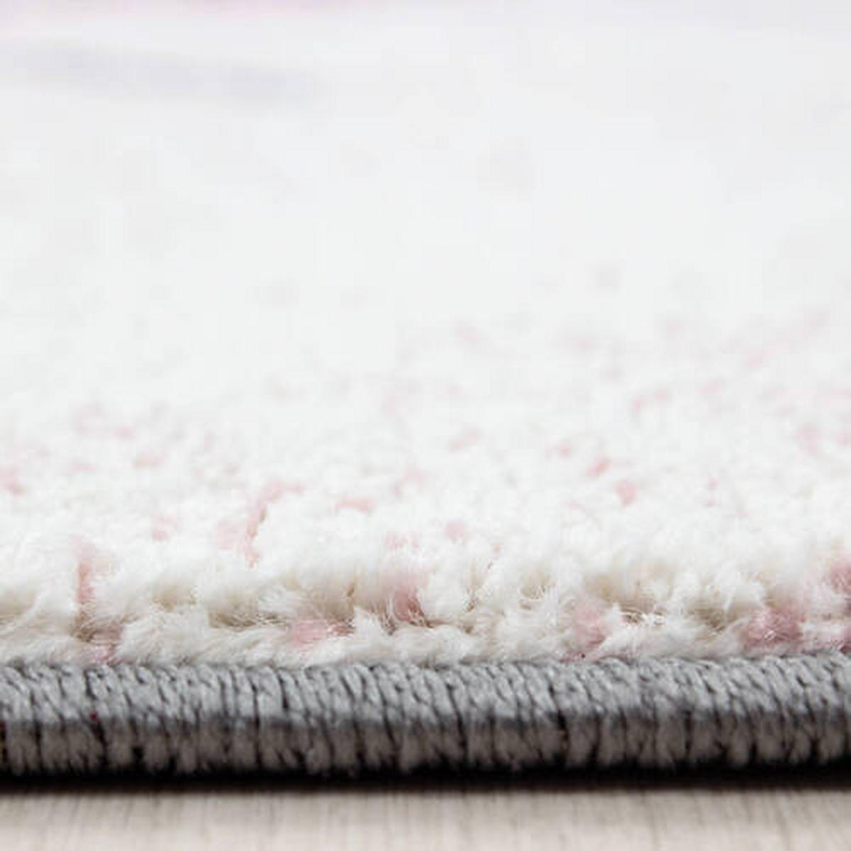 BARNMATTA 200/290 cm Kids  - vit/pink, Trend, textil (200/290cm) - Ben'n'jen
