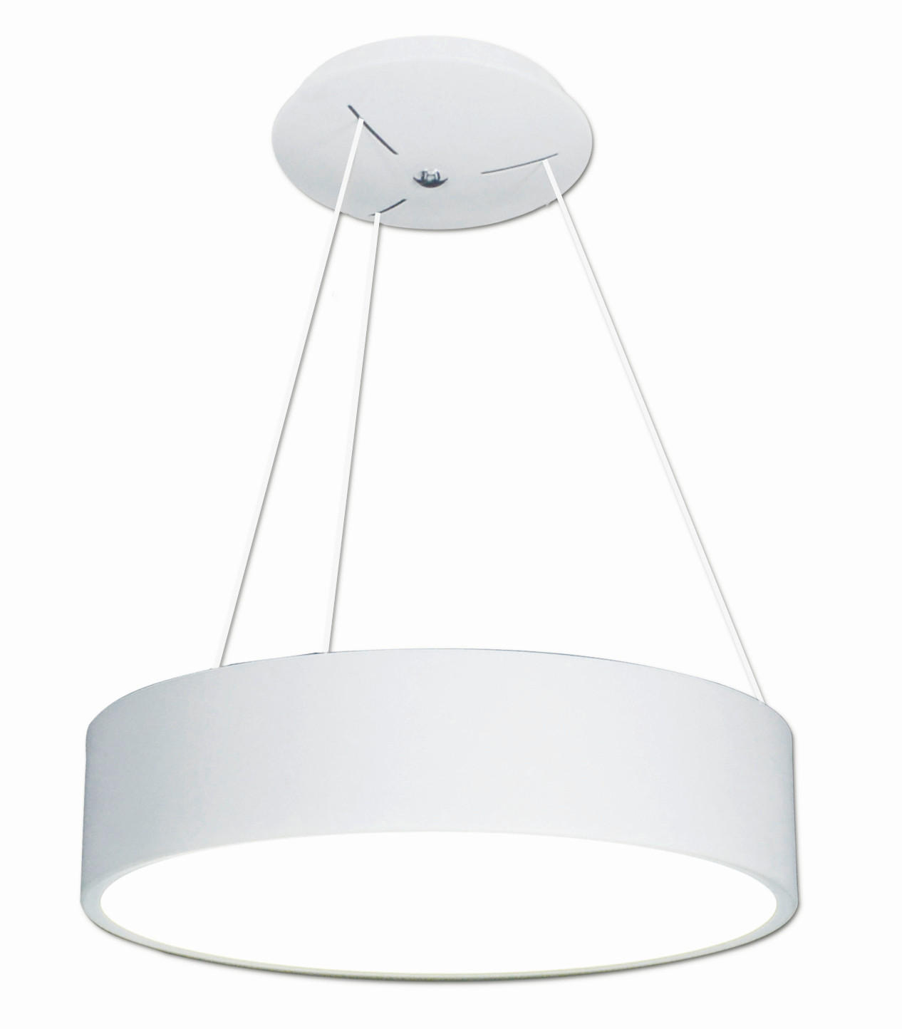 LED-HÄNGELEUCHTE CARLA 45/150 cm   - Weiß, Design, Kunststoff/Metall (45/150cm) - Näve