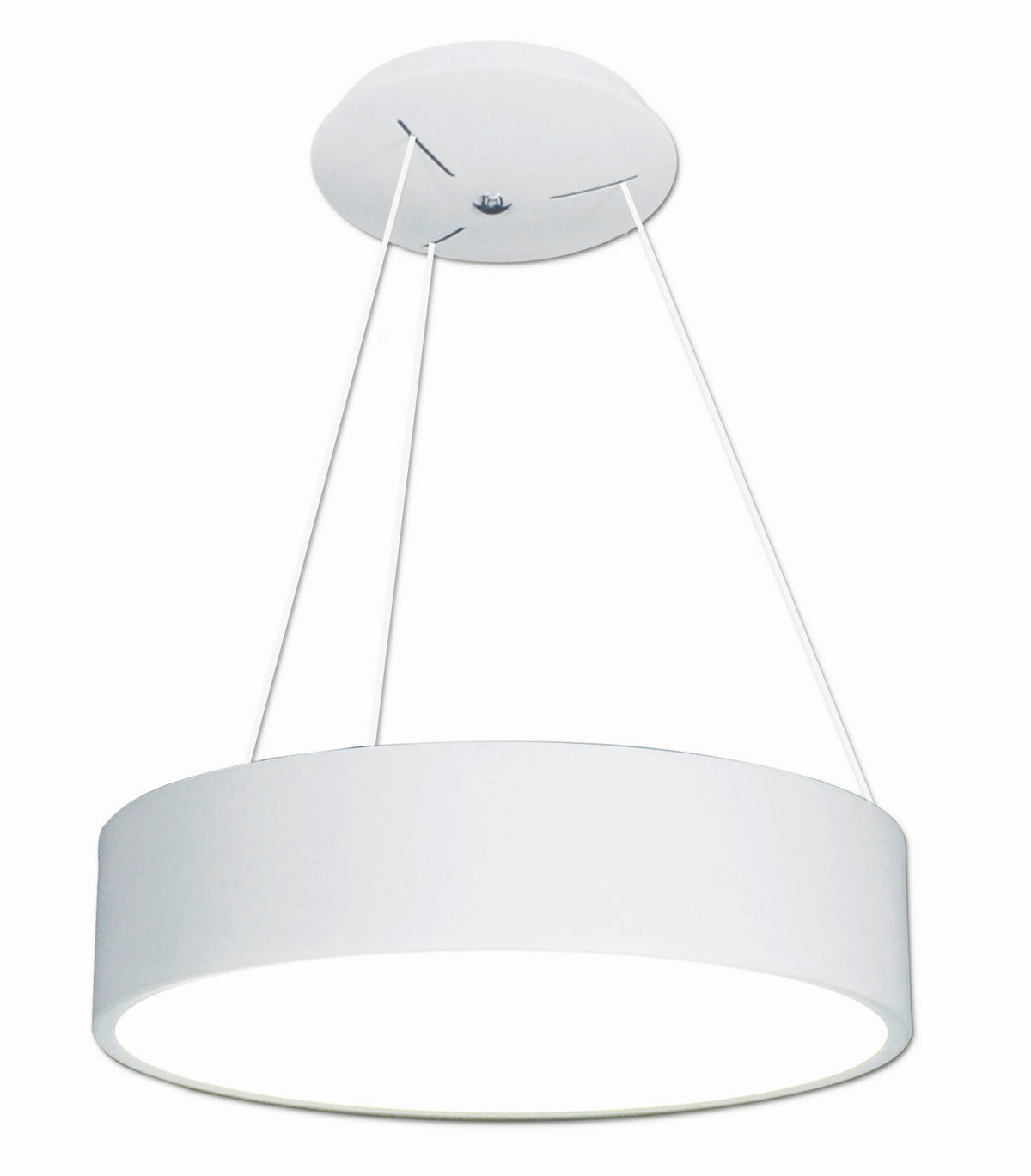 LED-HÄNGELEUCHTE CARLA 45/150 cm   - Weiß, Design, Kunststoff/Metall (45/150cm) - Näve