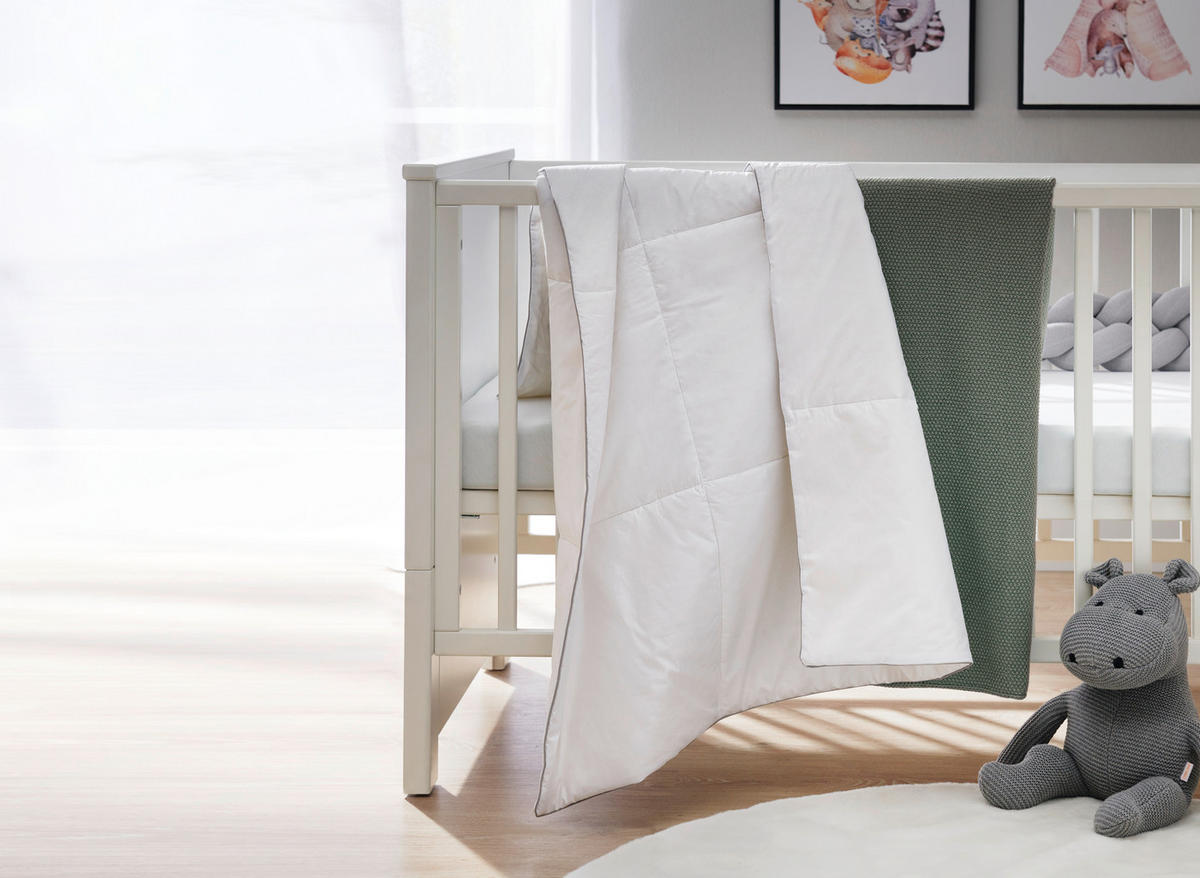 BABYDECKE 100/135 cm  - Weiß, Trend, Textil (100/135cm) - Patinio