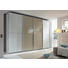 SCHWEBETÜRENSCHRANK 4-türig Creme, Weiß - Creme/Weiß, Design, Glas (360/240/69cm) - Dieter Knoll