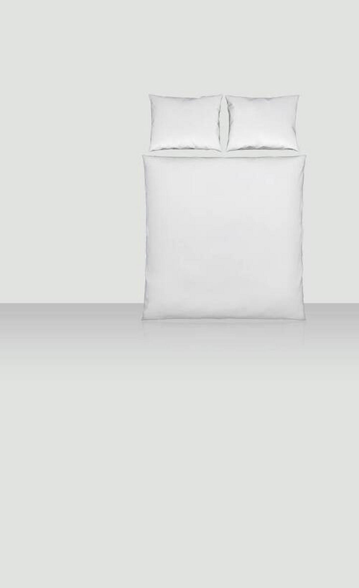 POSTELJNINA MANCHESTER 200/200 cm saten bela  - bela, Basics, tekstil (200/200cm) - Novel