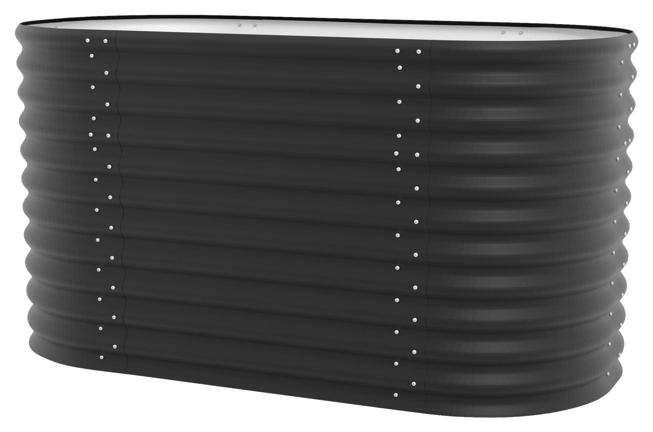 HOCHBEET 82,1/85,8/162,1 cm  - Schwarz, Basics, Metall (82,1/85,8/162,1cm)