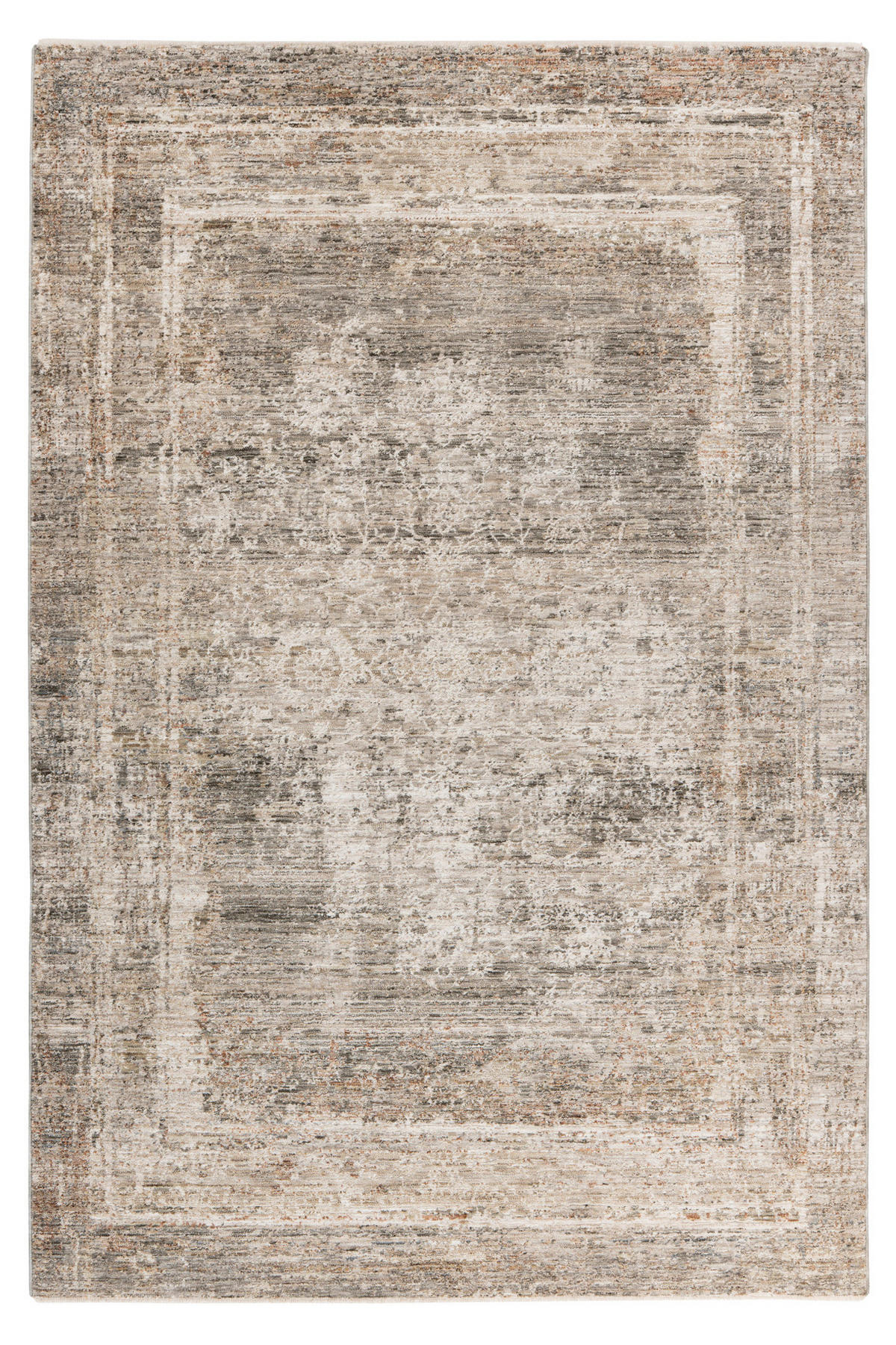 VINTAGE-TEPPICH 160/230 cm My Everest Grau  - Grau, Basics, Textil (160/230cm) - Obsession