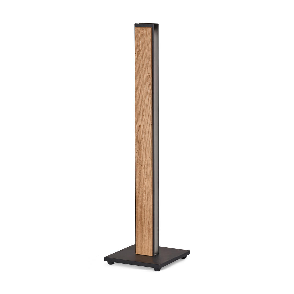 LED-TISCHLEUCHTE Form 16/60/16 cm  - Eichefarben/Schwarz, Natur, Holz/Metall (16/60/16cm) - Grossmann