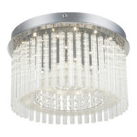PLAFONIERĂ CU LED - Design, plastic/sticlă (37/23cm) - Globo
