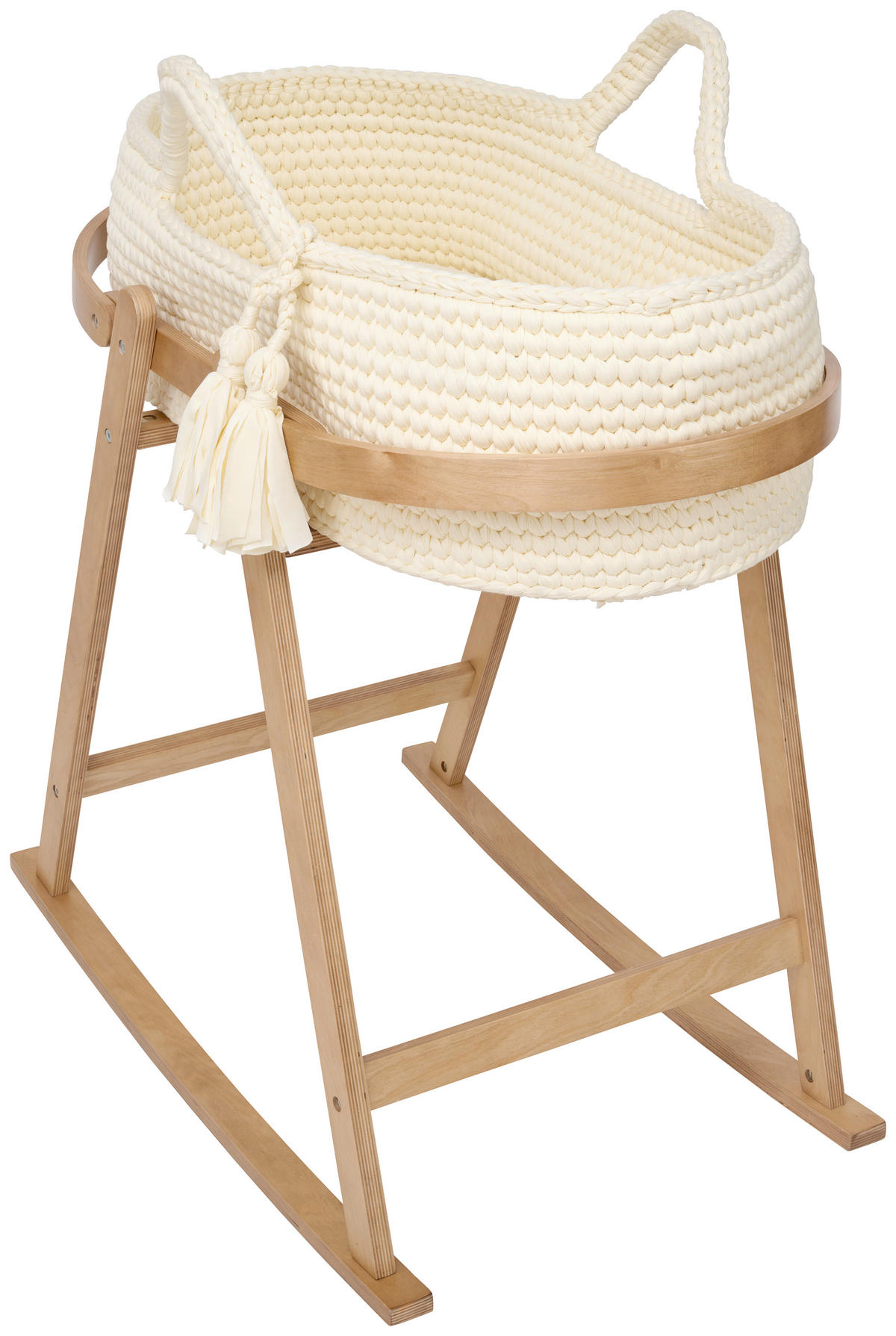 MOJŽÍŠŮV KOŠÍK - přírodní barvy/béžová, Design, kompozitní dřevo/textil (81/51/93cm) - Jimmylee