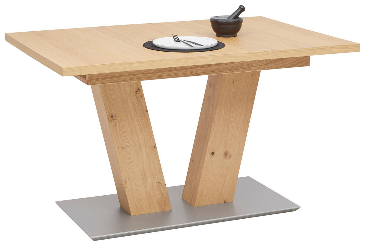 TABLE in Holzwerkstoff 130-178/90/75 cm  - Eichefarben, Design, Holzwerkstoff (130-178/90/75cm) - Dieter Knoll