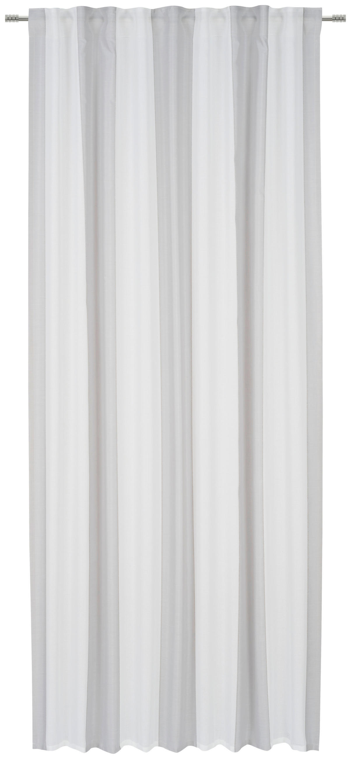 ZAVJESA SA SKRIVENIM OMČAMA siva  140/245 cm  - siva, Basics, tekstil (140/245cm) - Esposa