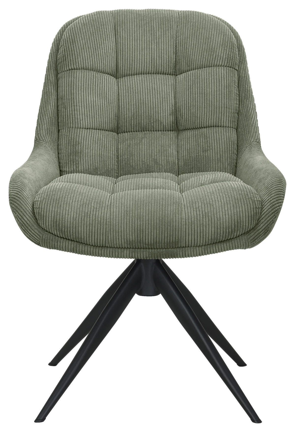 STUHL - Schwarz/Grün, Design, Textil/Metall (58/85/70cm) - Johann Jakob