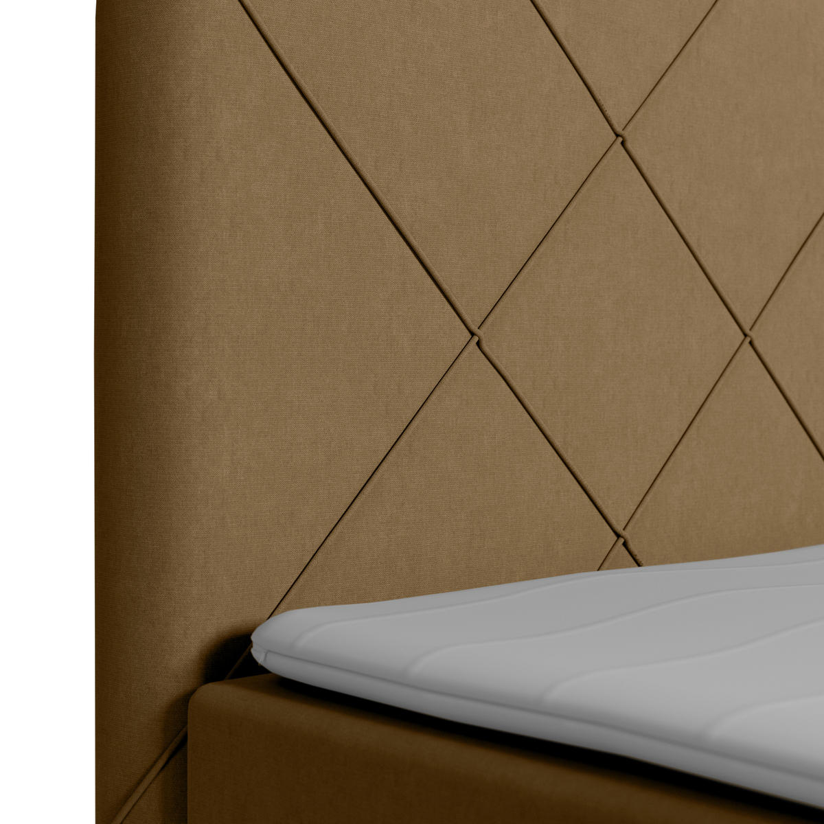 BOXSPRINGBETT 180/200 cm  in Beige  - Beige/Schwarz, Modern, Holz/Kunststoff (180/200cm) - MID.YOU