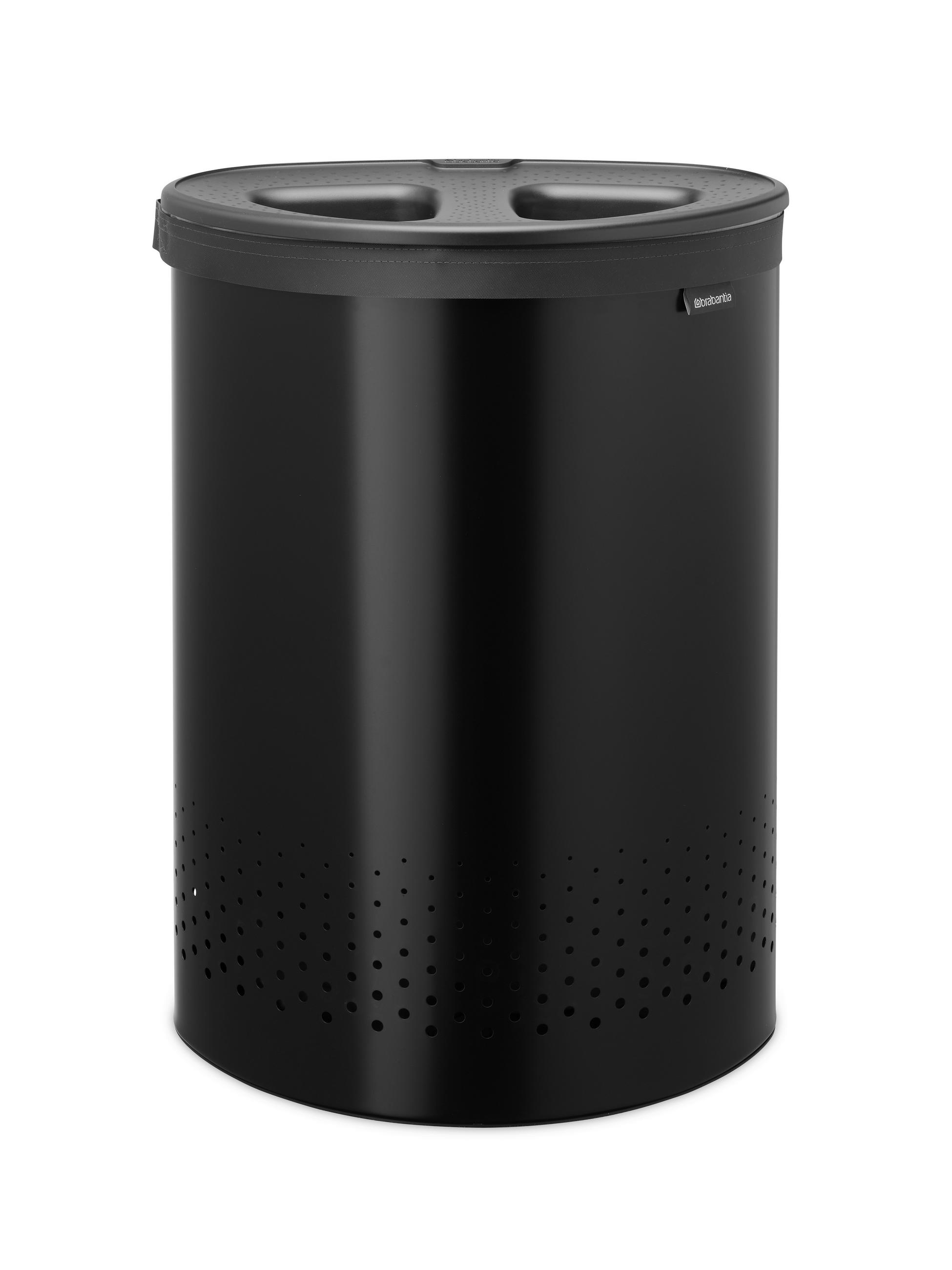 SZENNYESTARTÓ - fekete, Design, fém (55l) - Brabantia