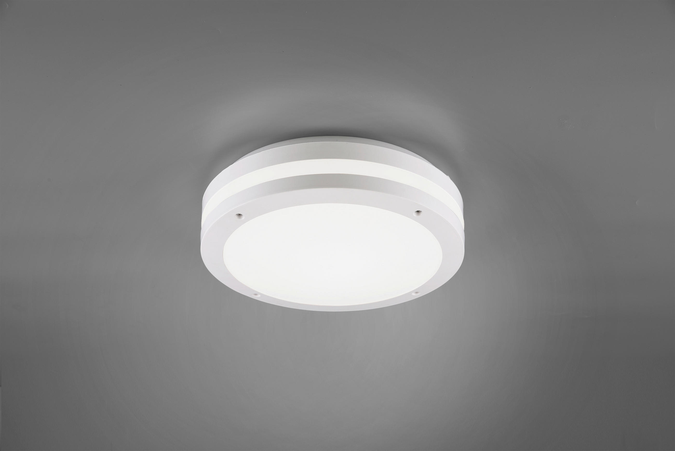 AUSSENDECKENLEUCHTE - Weiss, Basics, Kunststoff (30/9cm) - Trio Leuchten