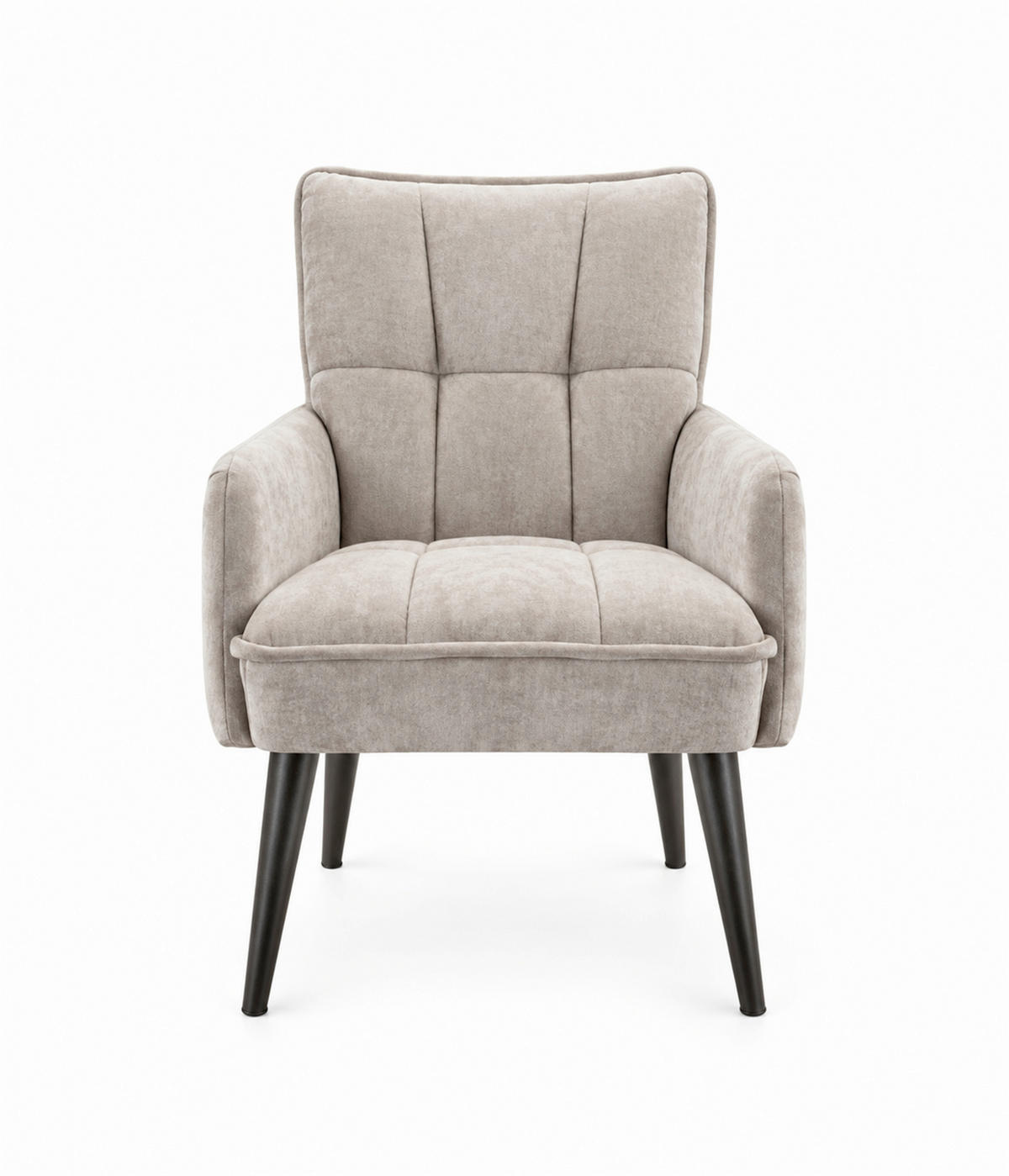 STOLICA S NASLONOM ZA RUKE  boje pijeska  drvo, tekstil, drvni materijal      - boje pijeska/crna, Moderno, drvni materijal/drvo (57/93/75cm) - Livetastic