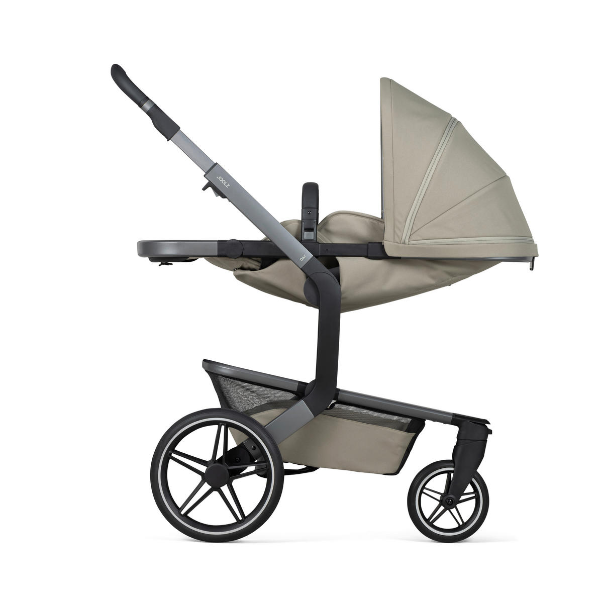 KINDERWAGEN Day 5  - Grau/Grün, Basics, Textil/Metall (94/60/113cm) - Joolz
