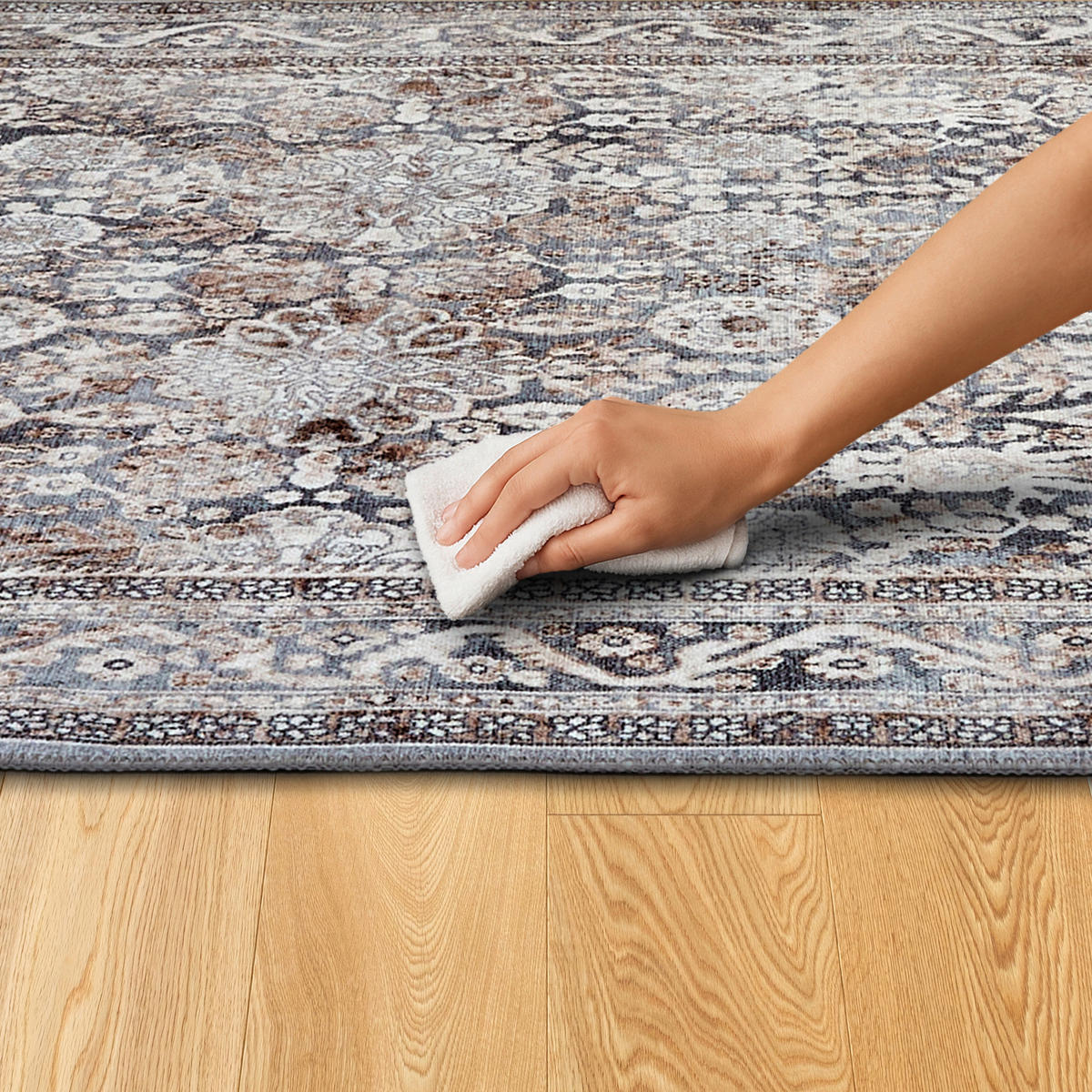 FLACHWEBETEPPICH 160/230 cm Piper Grau rechteckig  - Grau, Basics, Textil (160/230cm) - Astra