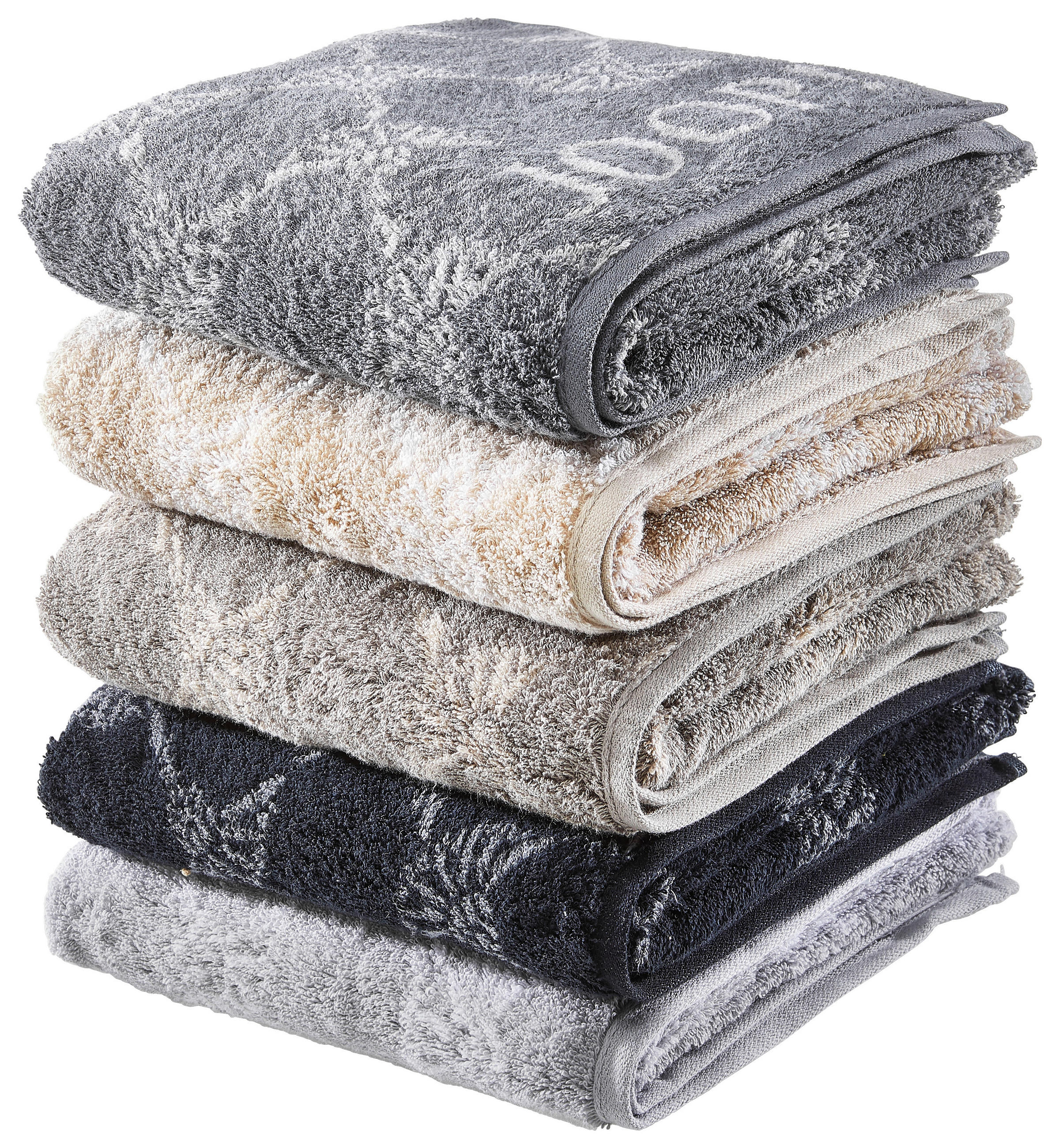 Thumbnail - Joop! Duschtuch Cornflower, Beige, Textil, Floral, 80x150 cm, Textiles Vertrauen - Oeko-Tex®, Made in Germany, Oeko-Tex®...