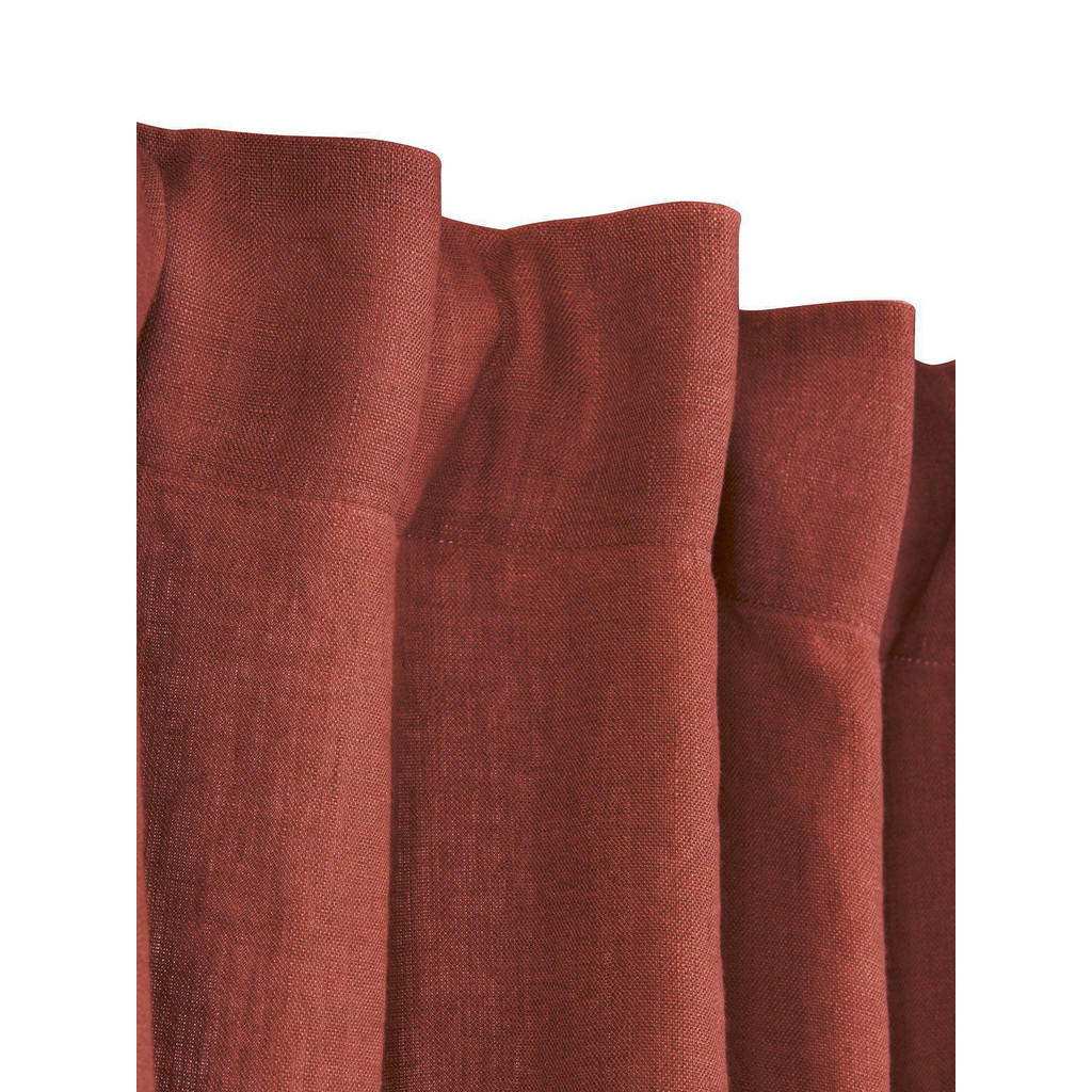 Thumbnail - Svanefors Fertigvorhang Julie, Kupfer, Textil, Uni, 145x280 cm, Oeko-Tex® Standard 100, Wohntextilien, Gardinen & Vorhän...