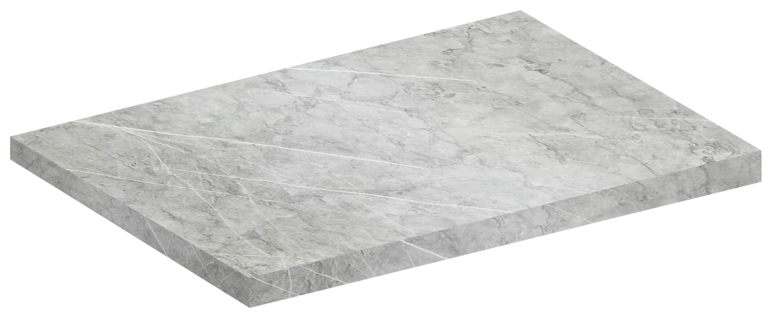 ARBEITSPLATTE 100/3/60 cm  - Grau, Trend, Holzwerkstoff (100/3/60cm) - MID.YOU