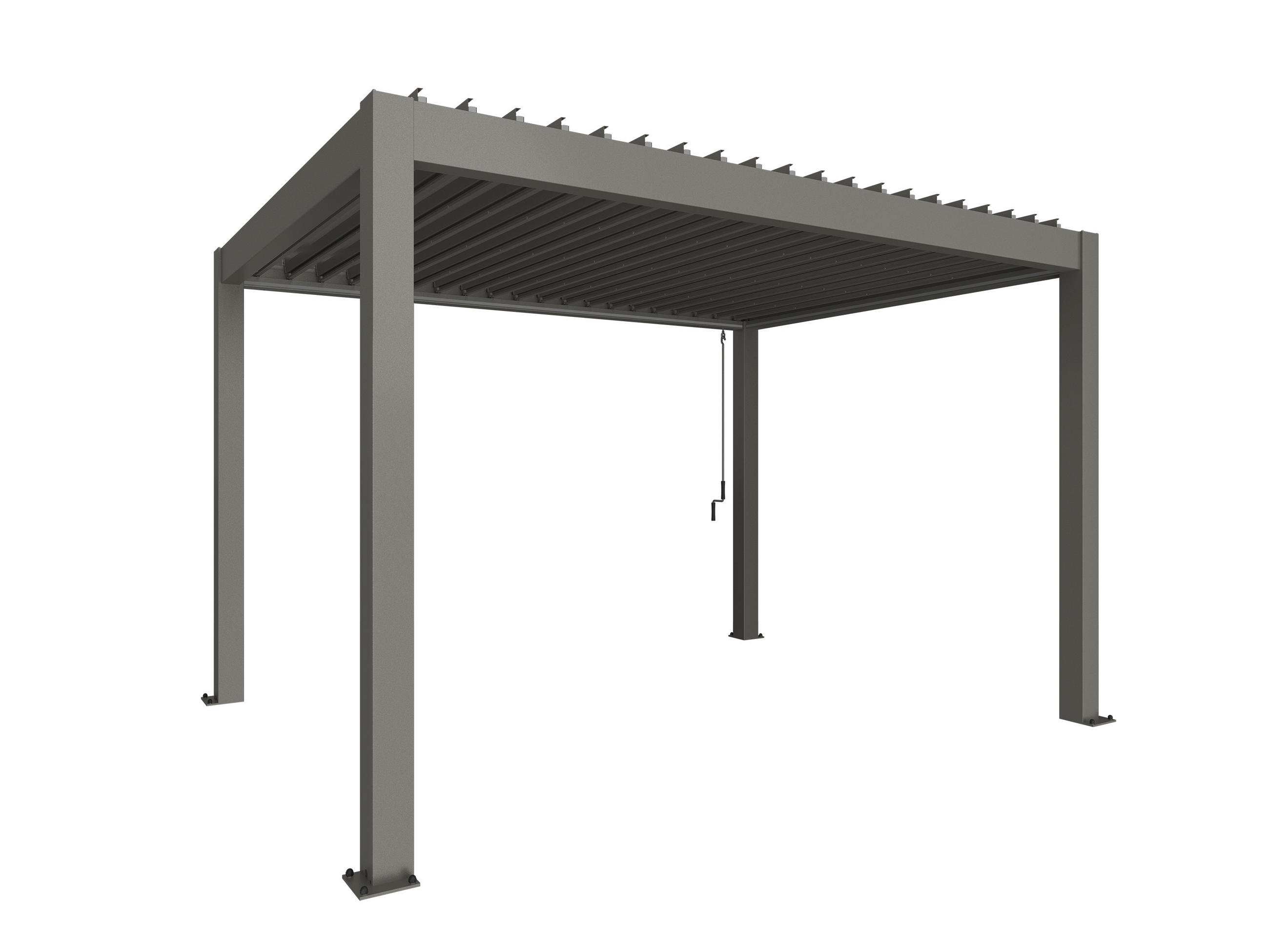 PAVILLON - Grau, Design, Metall (404,5/264/312cm) - Biohort