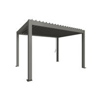 PAVILLON - Grau, Design, Metall (404,5/264/312cm) - Biohort