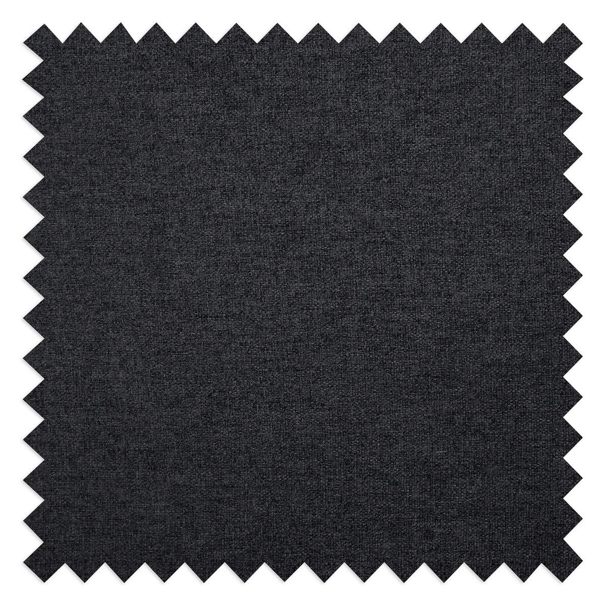 2,5-SITZER Webstoff Anthrazit  - Anthrazit/Buchefarben, Design, Holz/Textil (187/87/88cm) - Livetastic