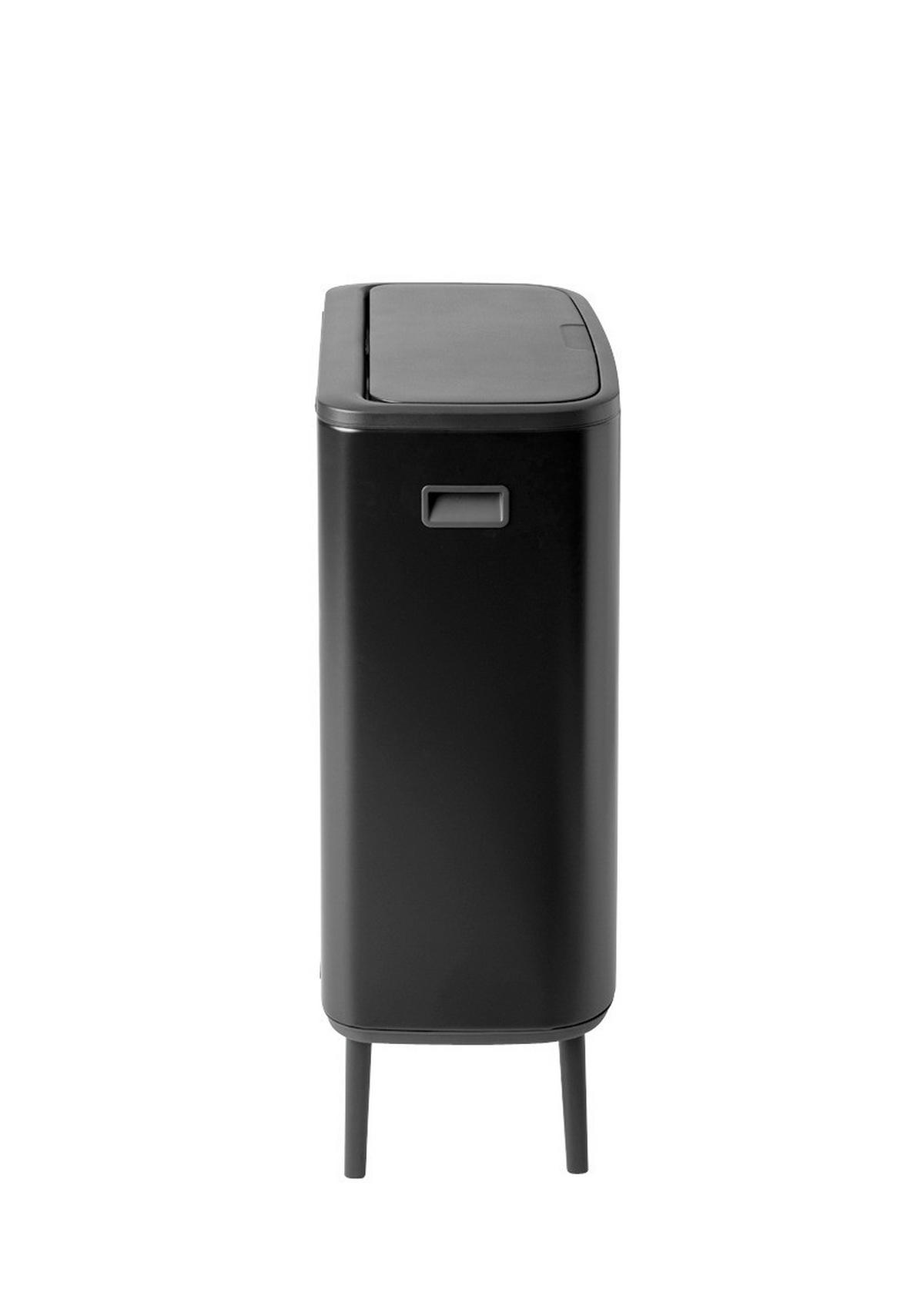 KOŠ ZA SMETI - črna, Basics, umetna masa (54.5/81.5/31.2cm) - Brabantia