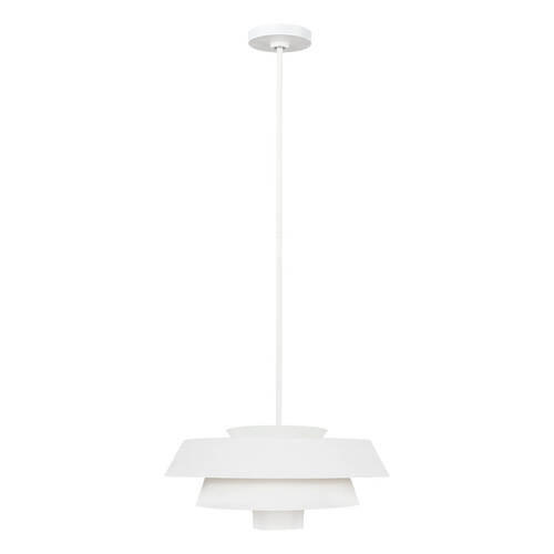 VISEČA SVETILKA  Elstead Brisbin      45.7/39.7  cm      E27 - bela, Design, kovina (45.7/39.7 cm) - Elstead Lighting