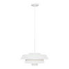 SVJETILJKA VISEĆA  45.7/39.7  cm      Elstead Brisbin  - bijela, Design, metal (45.7/39.7 cm) - Elstead Lighting