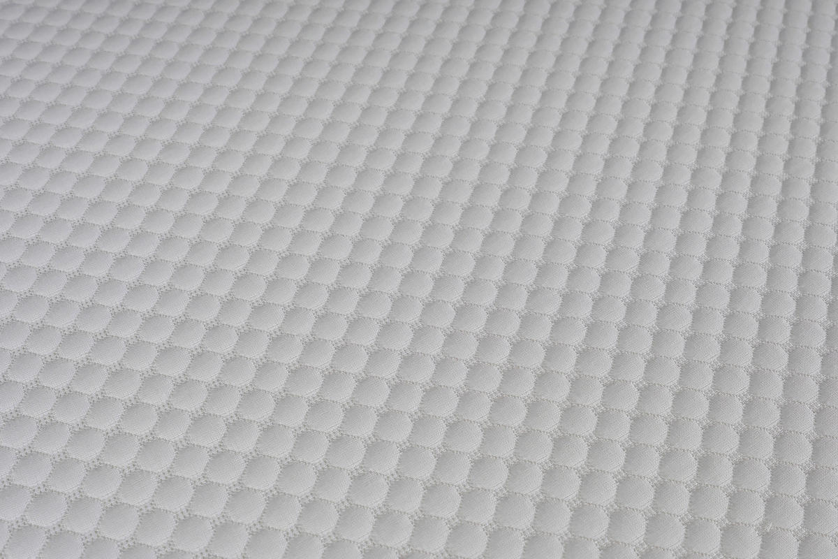TASCHENFEDERKERNMATRATZE 200/200 cm, Höhe ca.: 25 cm, H3 = fest,  - Schwarz/Weiß, Basics, Textil (200/200cm) - Chameo