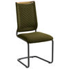 SCHWINGSTUHL  in Flachgewebe, Netz  - Eichefarben/Anthrazit, Design, Holz/Textil (47/99/59cm) - Venjakob