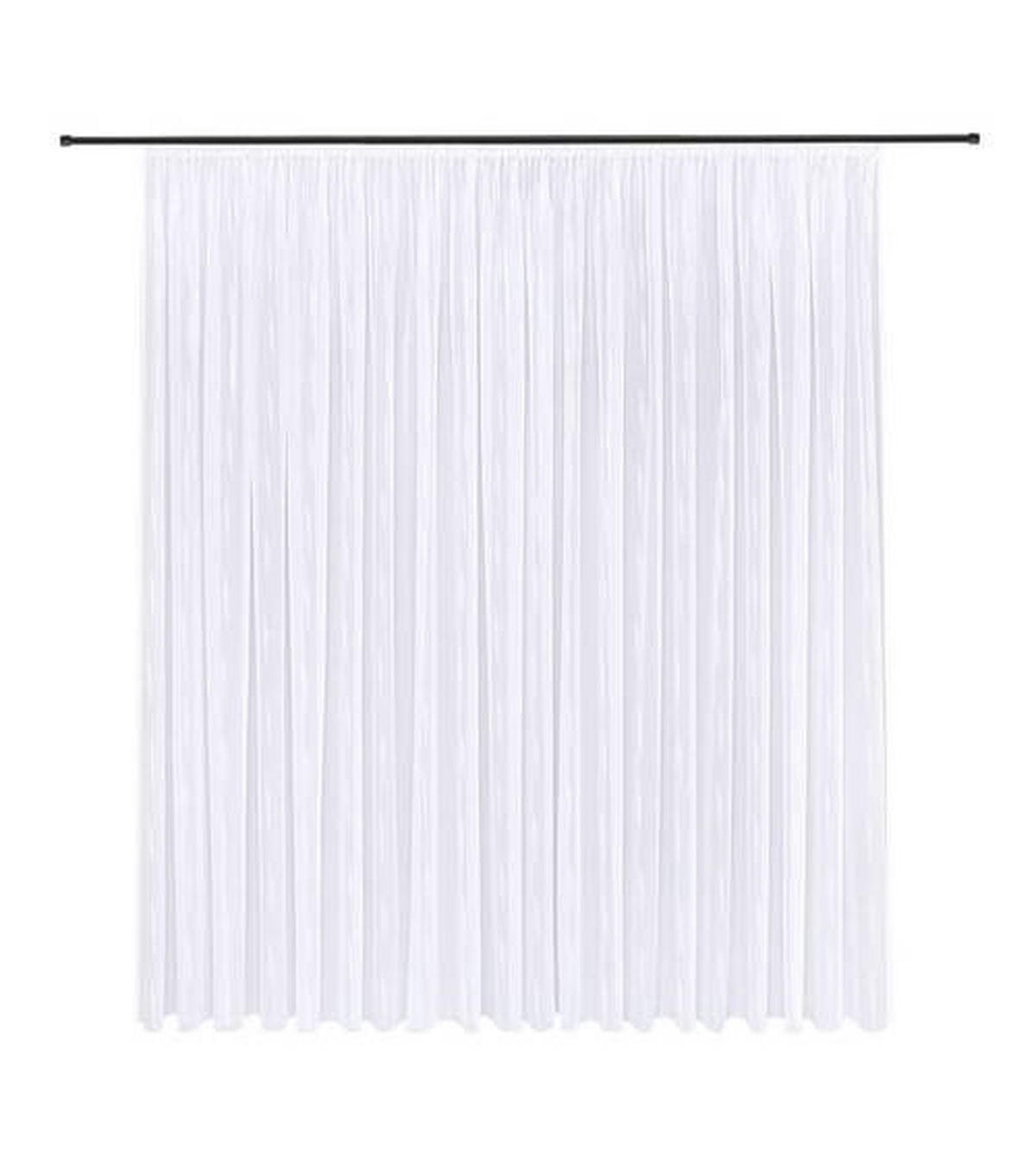 FERTIGSTORE  transparent  450/245 cm   - Beige, Basics, Textil (450/245cm)