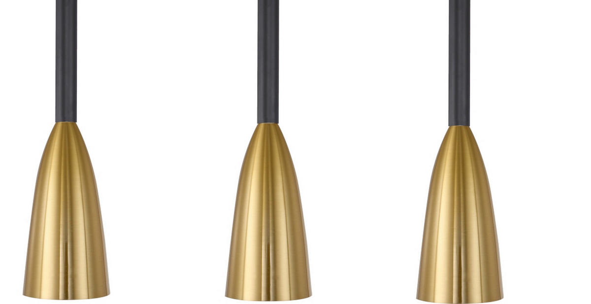 HÄNGELEUCHTE Solin  100/50/10 cm  - Goldfarben, Design, Metall (100/50/10cm)