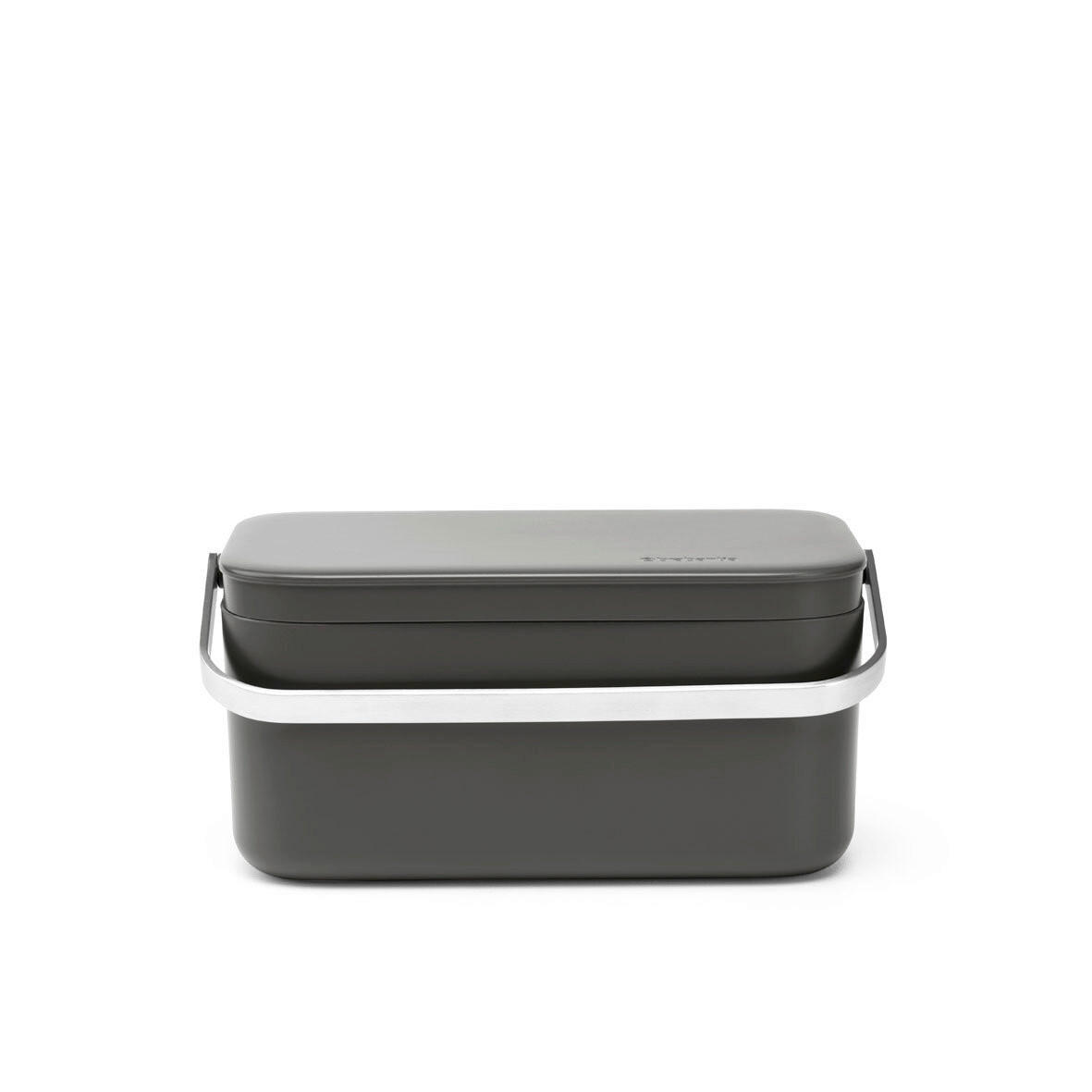 BIO-EIMER SINK SIDE 1.8 L  - Grau, Basics, Kunststoff/Metall (22,1/10,7/12,7cm) - Brabantia