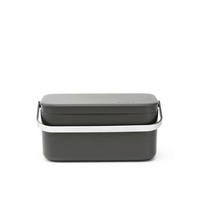 BIO-EIMER SINK SIDE 1.8 L  - Grau, Basics, Kunststoff/Metall (22,1/10,7/12,7cm) - Brabantia