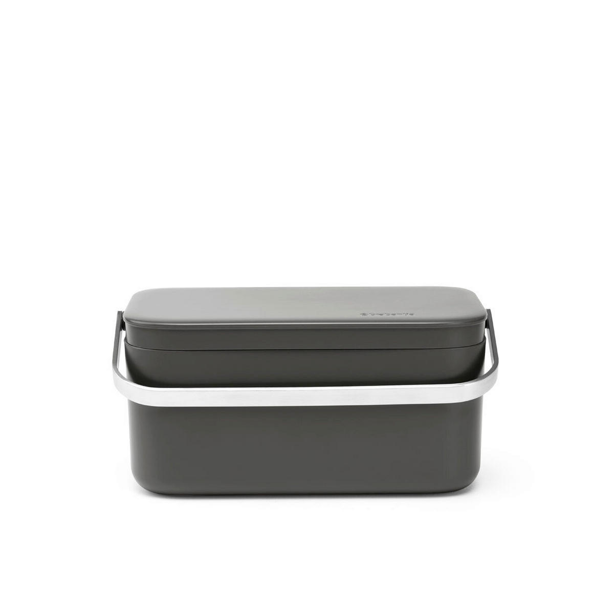 BIO-EIMER SINK SIDE 1.8 L  - Grau, Basics, Kunststoff/Metall (22,1/10,7/12,7cm) - Brabantia