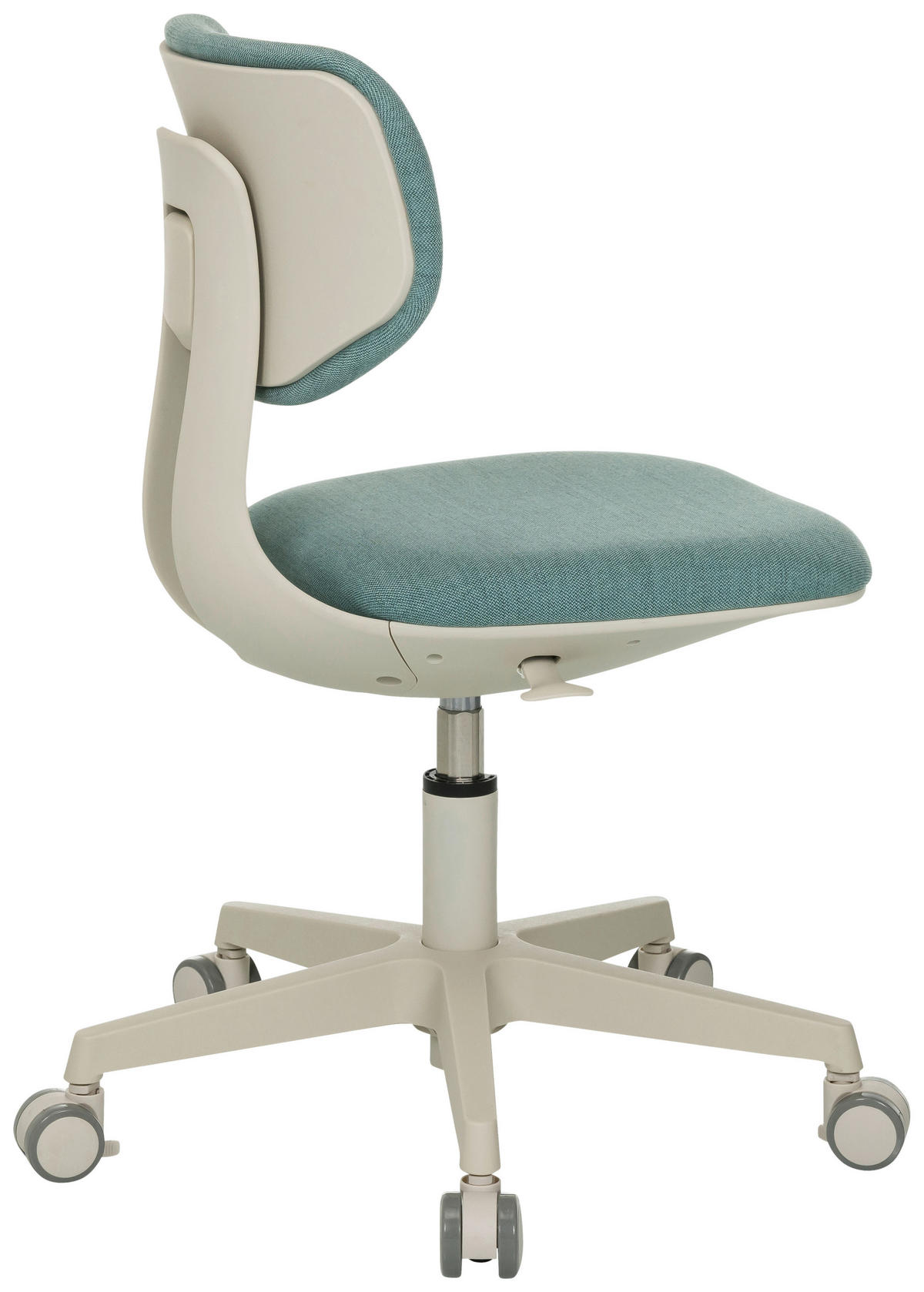 JUGENDDREHSTUHL Struktur Blau  - Blau/Creme, MODERN, Kunststoff/Textil (52/70 - 79/52cm) - MID.YOU