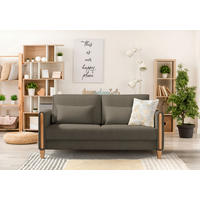 SCHLAFSOFA in Cord Braun, Buchefarben  - Buchefarben/Braun, Design, Holz/Textil (174/88/104cm) - Niels Andersson