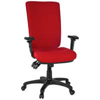 OTOČNÁ STOLIČKA, plochá tkanina, červená - červená, Basics, textil/plast (56/130/45cm) - MID.YOU